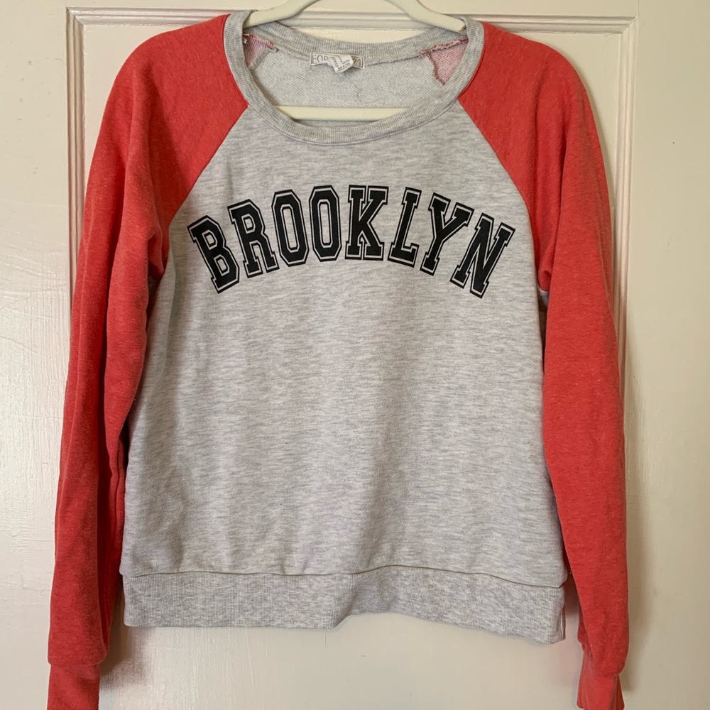 Pink and gray Brooklyn Sweater
